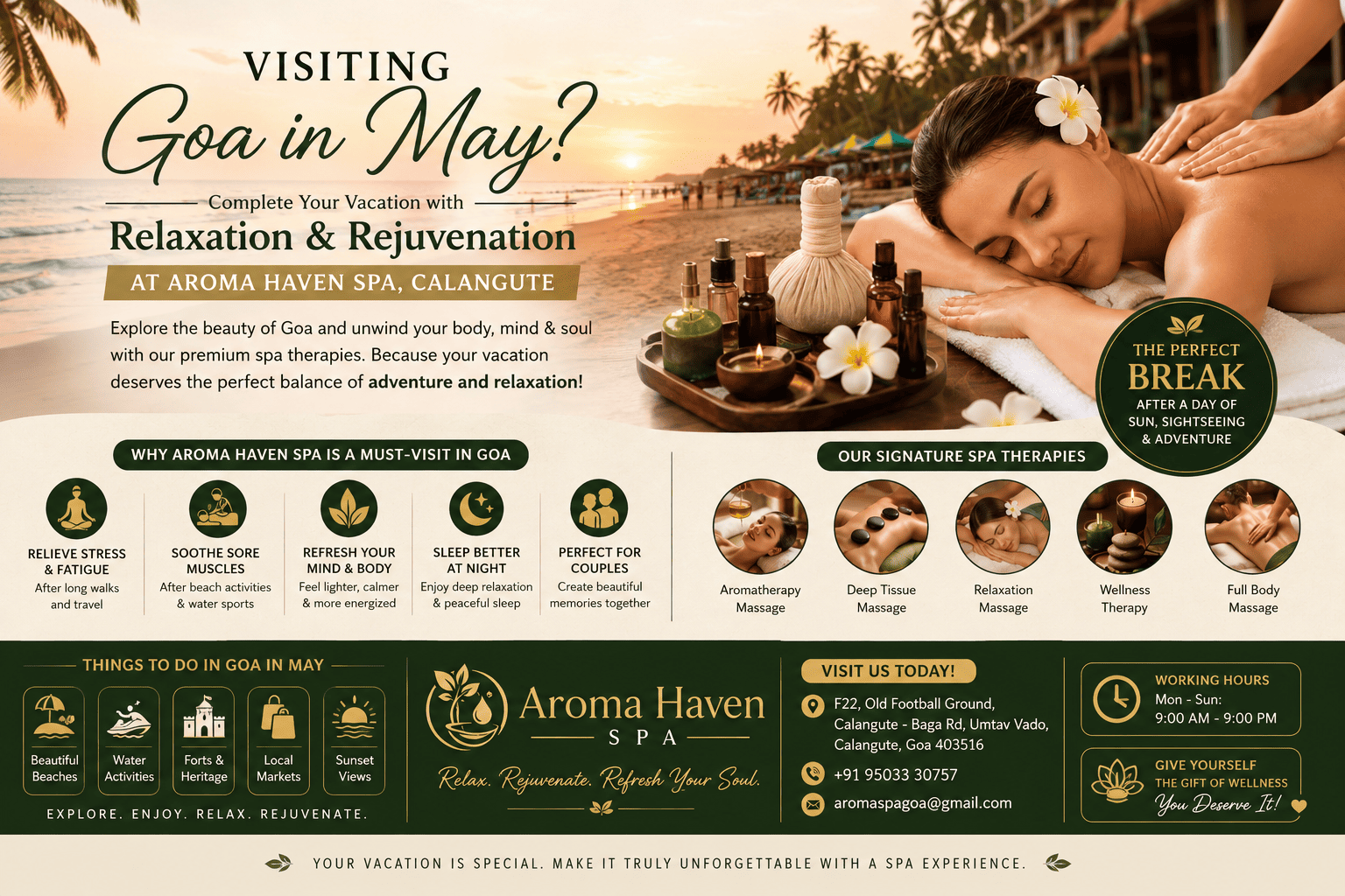 Why Visit Aroma Haven Spa in Goa During May